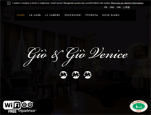 Tablet Screenshot of giogiovenice.com